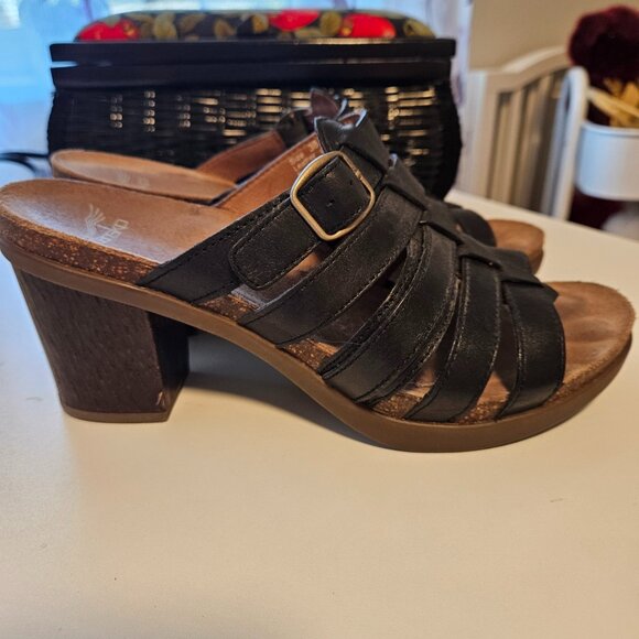 Dansko Clog Black Leather - Size 38 - Picture 1 of 7
